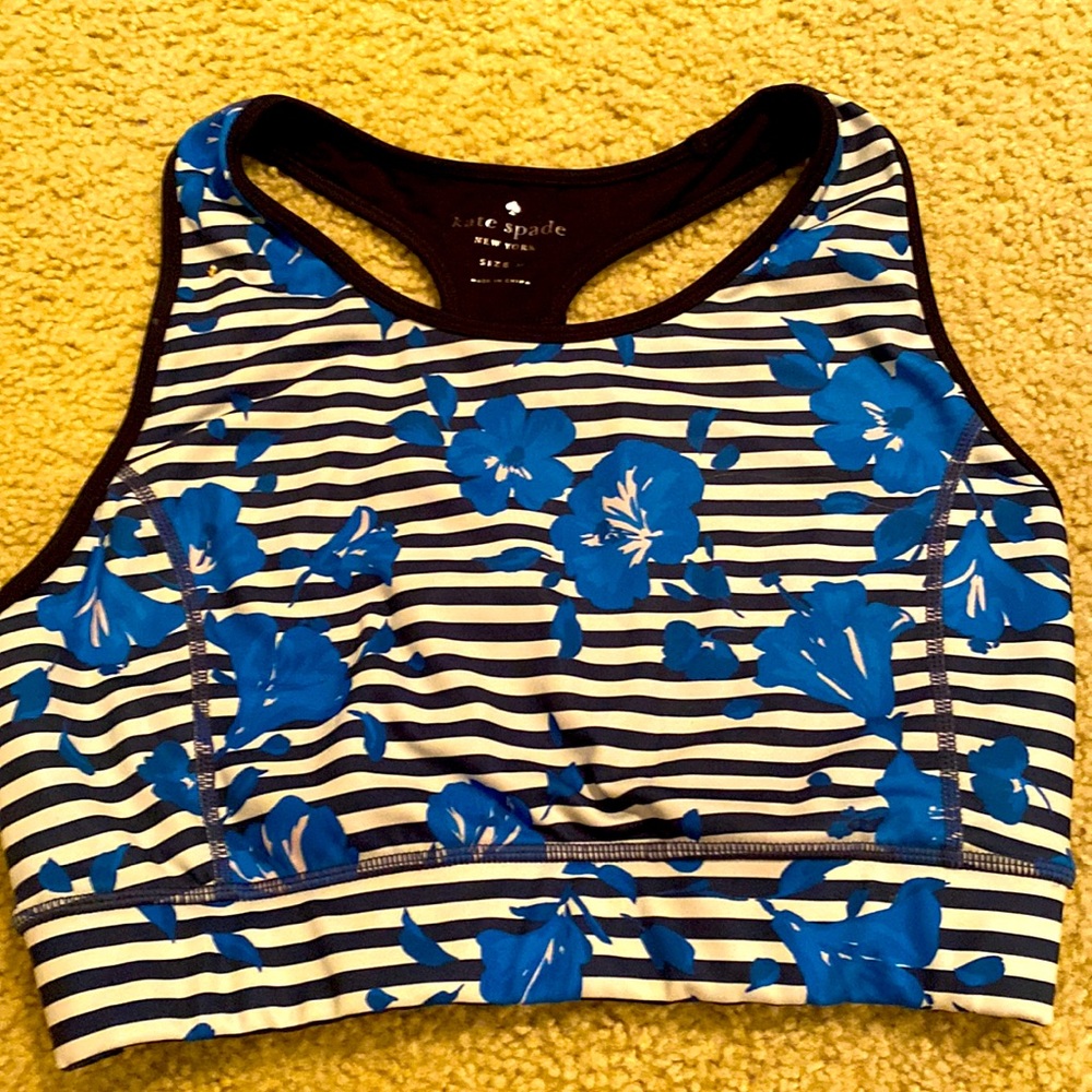Cute Kate Spade Hibiscus 🌺 Sports Bra Size M